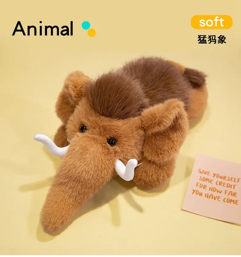 Mammoth Plush Stuffed Animal Soft Elephant Pillow
