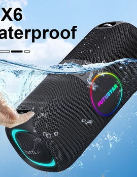 Outdoor portable wireless Bluetooth speaker 120W high-power karaoke speaker RGB subwoofer TWS/TF/AUX party karaoke speaker