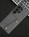 Multi Card Holders Wallet Case for Samsung S25 S24 S23 S22 Ultra Leather Back Phone Cover Cases