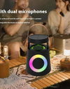 Wireless Bluetooth Speaker Outdoor Portable Camping RGB Color Light Rechargeable Wireless Speaker Home Party Music Player