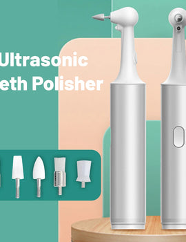 5 in 1 Dental Teeth Polisher Ultrasonic Teeth Cleaner Oral Irrigator Calculus Stain Plaque Remover Tartar Teeth Whitening Kits