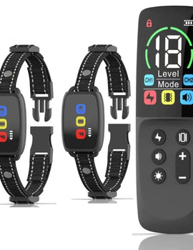 800m Electric Dog Training Collar Waterproof Dog Bark Collar With Remote Control Rechargeable Anti Barking Device All Size Dogs