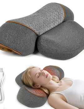 3-in-1 Neck Massager Pillow for Shoulder Deep Tissue , with Heating and Traction Function, Hump Corrector for Women