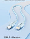 17cm Short USB Type C Cable 3A 27W Lightning Cable for iPhone 14 13 12 Power Bank Cable Fast Charging Data Cable
