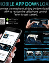 Electric RC Intelligent Robot Dog Multifunction RC Mechanical Dog with turret Educational Toy Bionic Smart Robot Toy