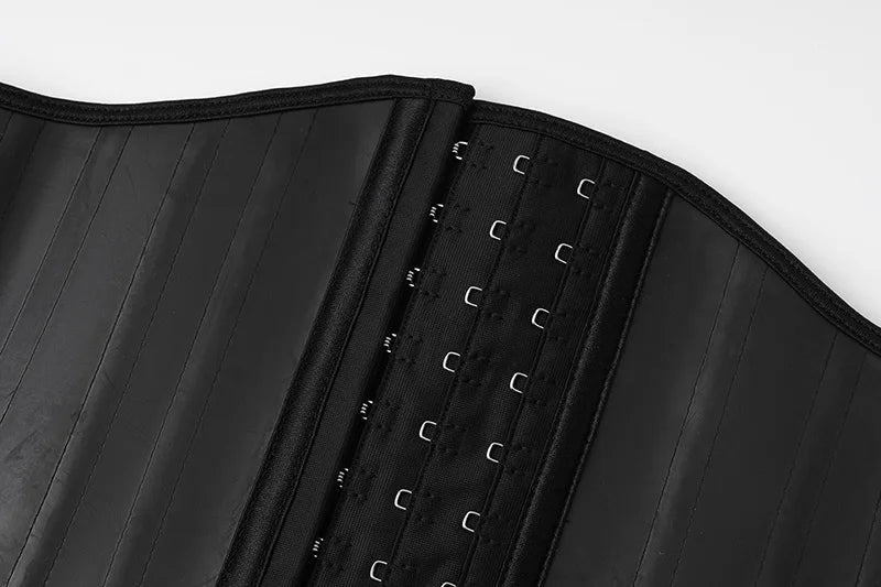 25 Steel Bones Latex Waist Trainer Corset Shapewear Slimming Belly Women Body Shaper Modeling Strap Reductive Girdle