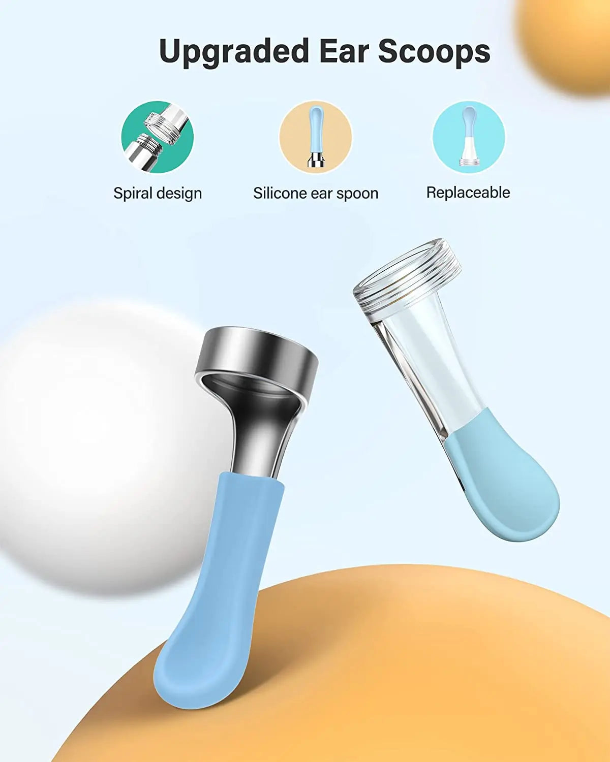 Xlife X3 Visual Earwax Remover With Camera,Smart Ear Cleaner 3.0 Mega Pixels Endoscope Otoscope For Earpick Health Care