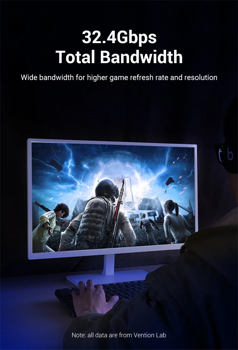 DisplayPort 1.4 Cable 8K 60Hz 4K HDR 165Hz Display Port Audio Cable for Video PC Laptop TV Display Port 1.4 DP Cable 1.2