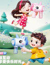 Unicorn Electric Bubble Gun Kids Toy Bubbles Machine Automatic Soap Blower with Light Outdoor Party Games