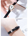 Classic Simple Women Watch Roman Numeral Dial Luxury Rose Gold Watch Case Office Lady Slender Wrist watch