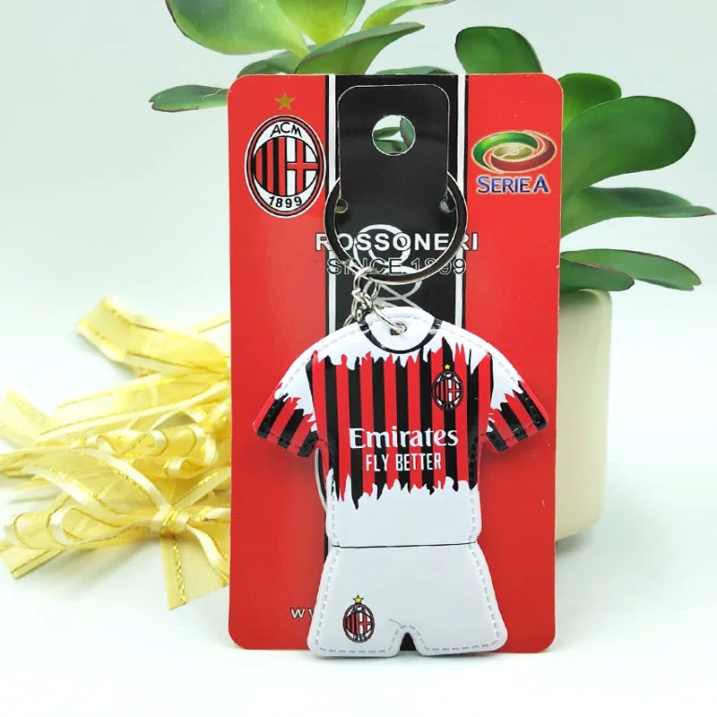 Football Jersey Keychain Soccer Team Shirt Bag Charm Sports Souvenir