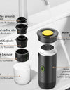 Wireless Electric Portable Espresso Coffee Machine for Car & Home Camping Coffee Maker 3-in-1 Capsule Powder Travel Coffee Maker