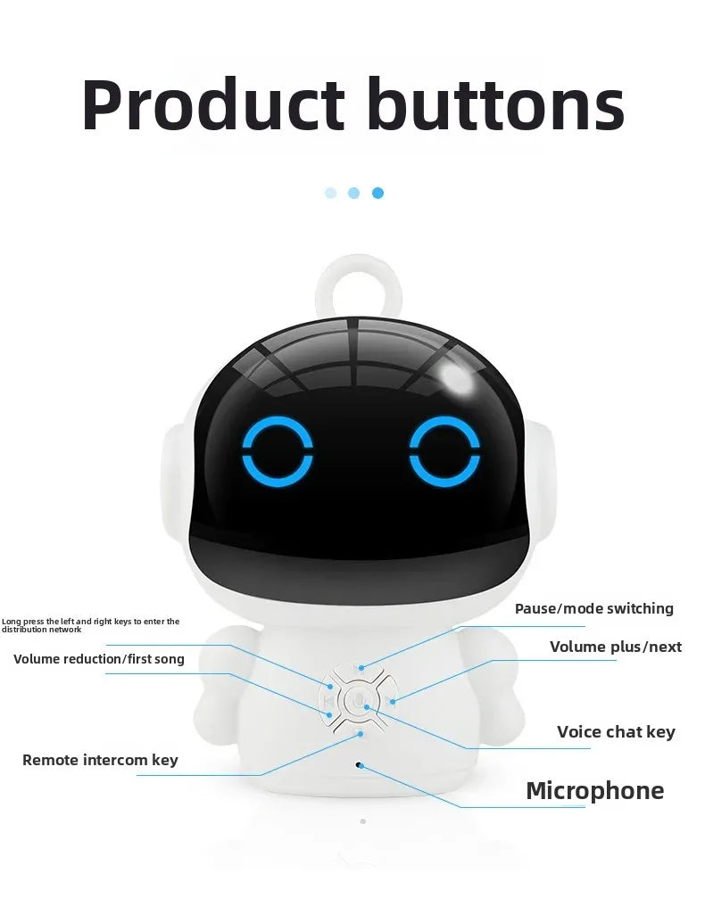 Smart Robot Early Education Toys for  WiFi Voice Dialogue AI Networked Educational Learning Machine Student Gifts
