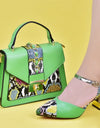 Italian Shoe and Bag Set for Party In Women Luxury Shoes Women Designers Nigerian Women Party Pumps High Heels Ladies