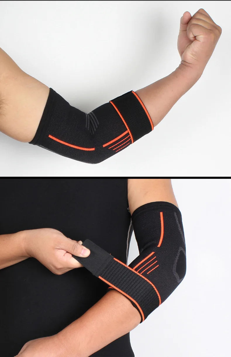 1Pcs Fitness Bandage Elbow Pads Brace Compression Support Sleeve for Tendonitis Tennis Elbow Reduce Joint Pain Support Protector