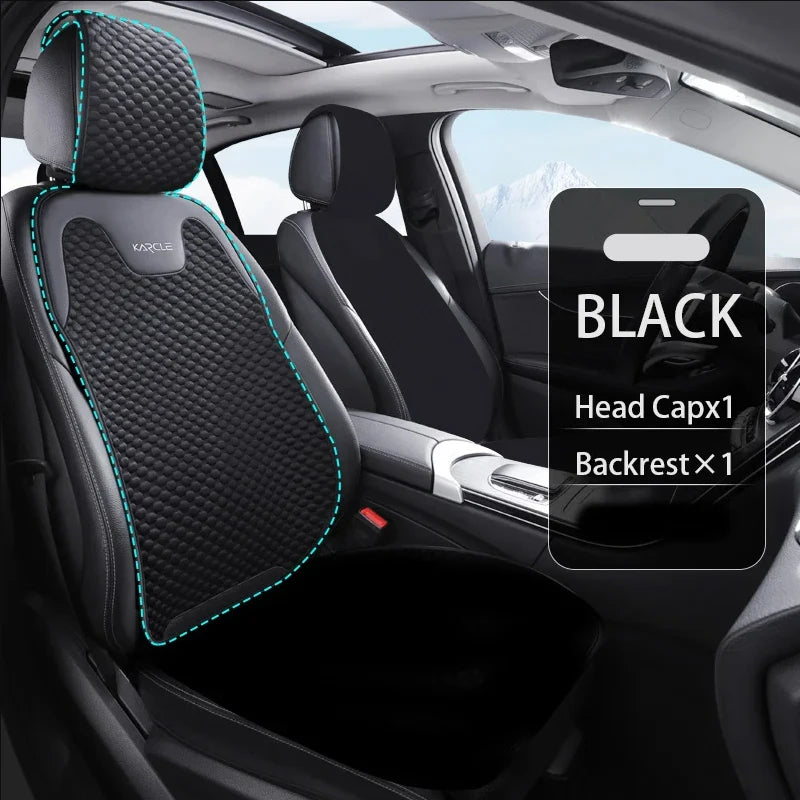 Summer Ice Silk Car Seat Covers Universal Front Rear Car Seat Cushion Auto Protect Mat Cooling Breathable Anti-slip Car Cover
