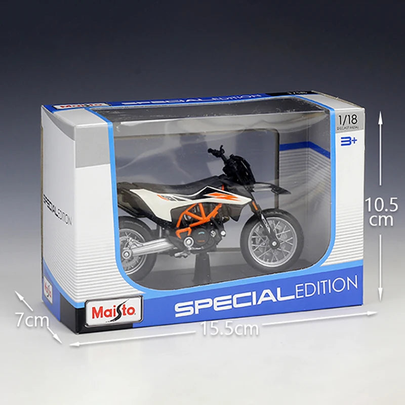 1 18 Scale KTM 690 SMC R Diecast Motorcycle Model