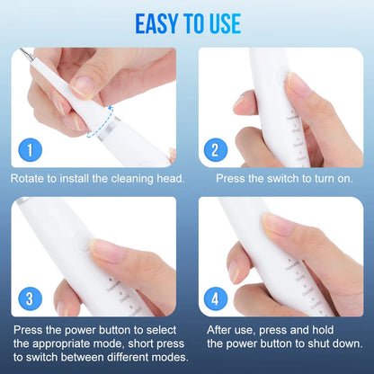 Electric Dental Calculus Remover Dental Cleaning Device Teeth Cleaner Tooth Whitening Irrigator Remove Tartar Scaler