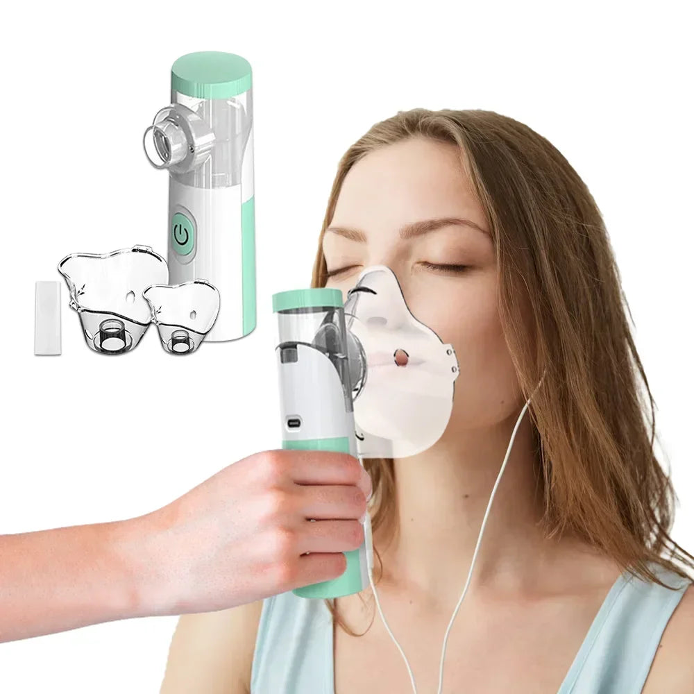 Handheld portable Inhale Nebulizer Mesh atomizer silent inhaler nebuliser inhalator  adult nebulizador Dry Battery Type