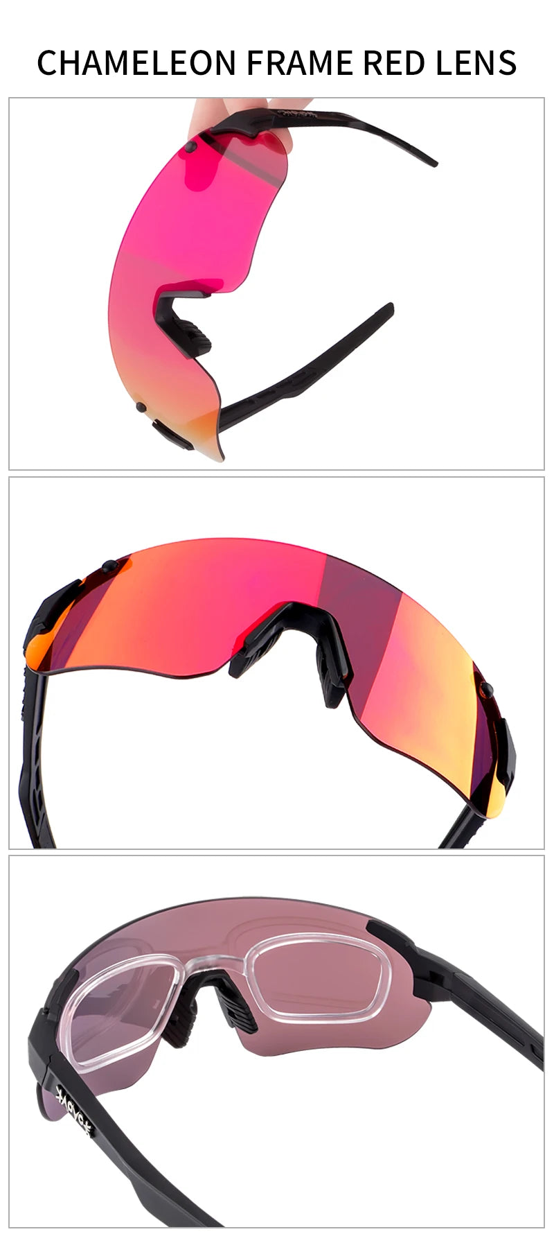 UV400 Cycling glasses  Mtb Bicycle Eyewear Glasses New Photochromic Cycling Bike Glasses Sports Sunglasses