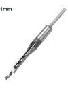 HSS Square hole drill Woodworking Drill Tools Auger Mortising Chisel Drill Set DIY Furniture Square Woodworking drill