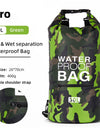 30L 15L Waterproof Dry Bags With Wet Separation Pocket Backpack For Kayaking Boating Swimming Outdoor Sports Bag XAZ9