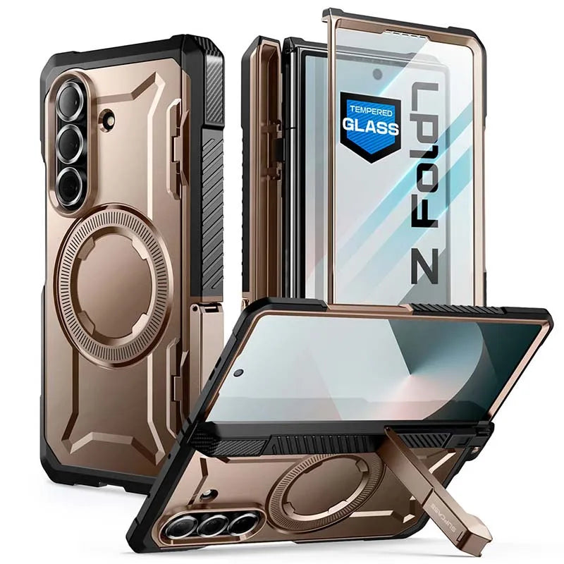 For Samsung Galaxy Z Fold 7 Case UB Grip Anti-Scratch Heavy Duty Rugged  Phone Case with Screen Protector