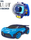 Children's Watch Remote Control Car Electric Alloy Mini Watch Car Parent Child Interaction 2.4G Remote Control Racing Toy Gift