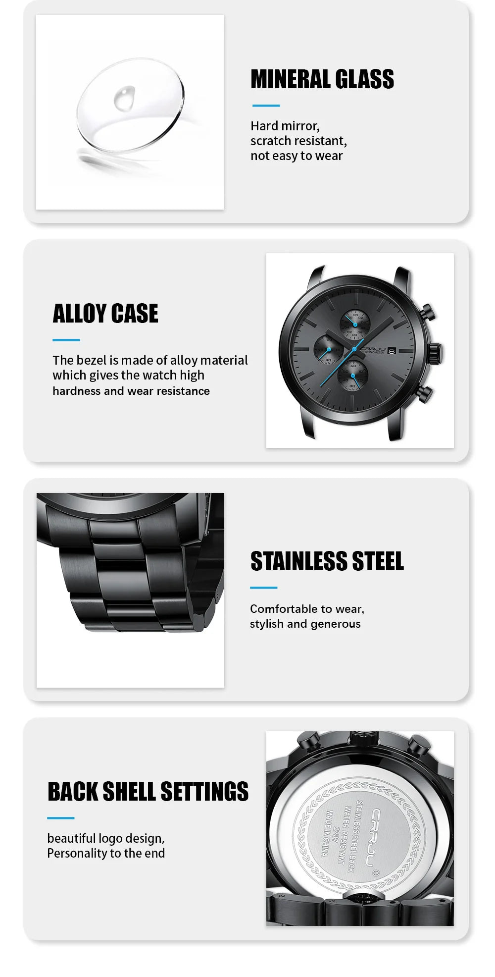 Luxury Man Watch High Quality Waterproof Chronograph Wristwatch Quartz Casual Clock relogio masculino