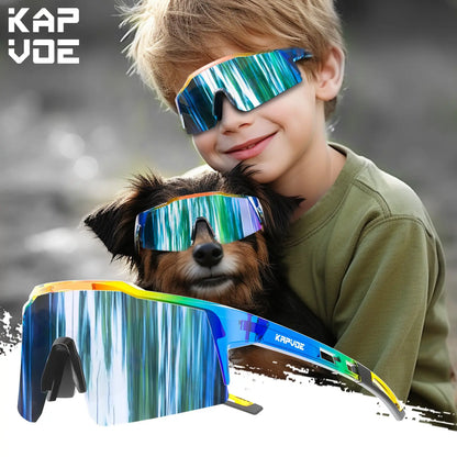 Cycling Sunglasses Suitable For Children Aged 5-17 Years Girls Boys Glasses Outdoor Sun Glasses Protection Classic Kids