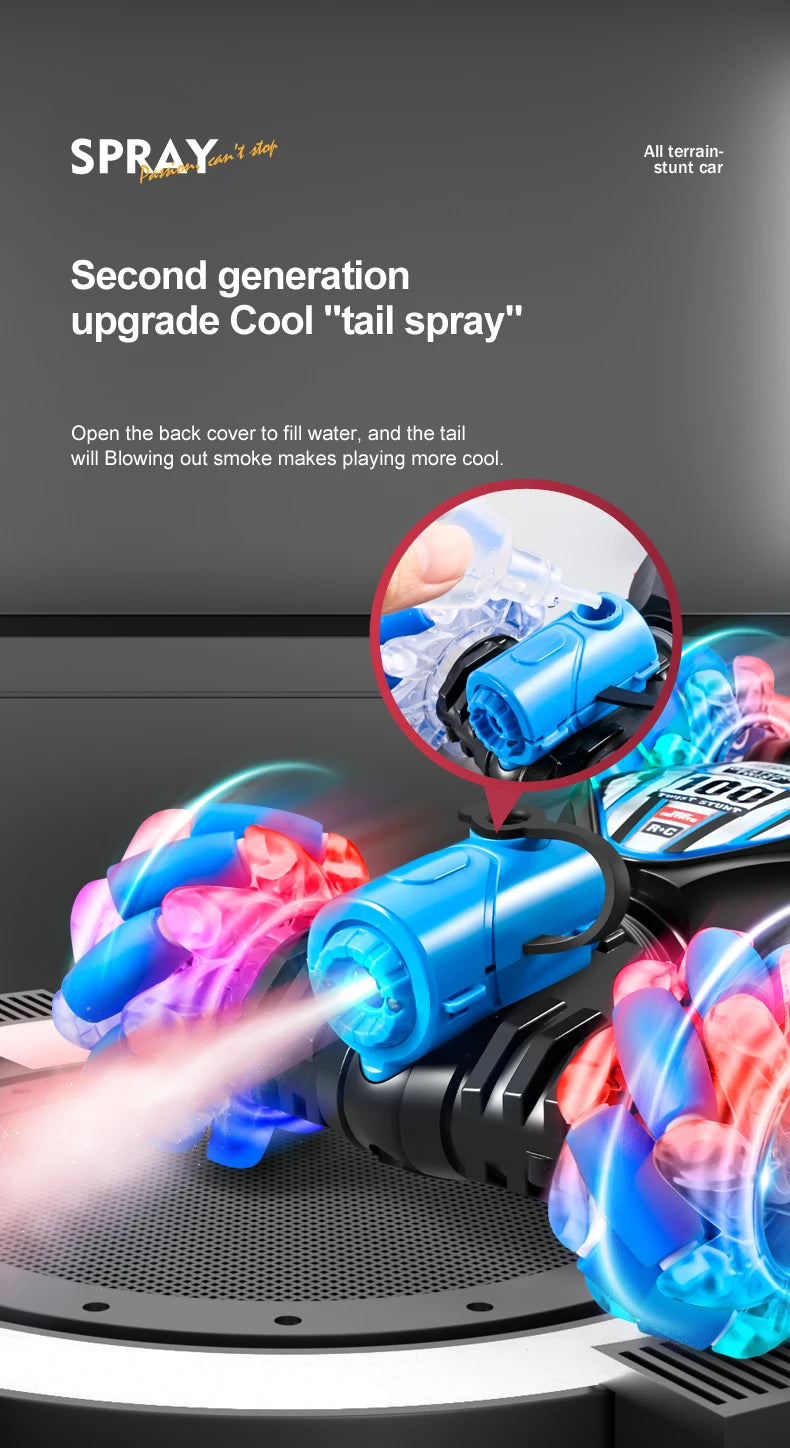 1 to 20 Scale Gesture Sensor 4WD Rotating Stunt Drift Remote Control Car