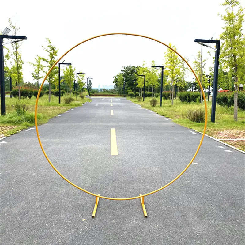 Metal Wedding Arche Circular Balloon Stand Party Decoration Backdrop Arch Birthday Party Balloon Arch  Shower Decoration