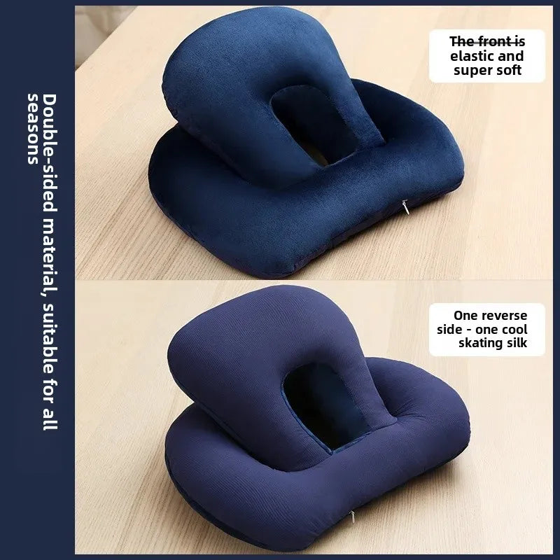 Officer Ice Silk Nap Pillow Pillow Style Summer Student Face down Sleep Pillow Office Nap Aid Soft Comfortable Home Goods