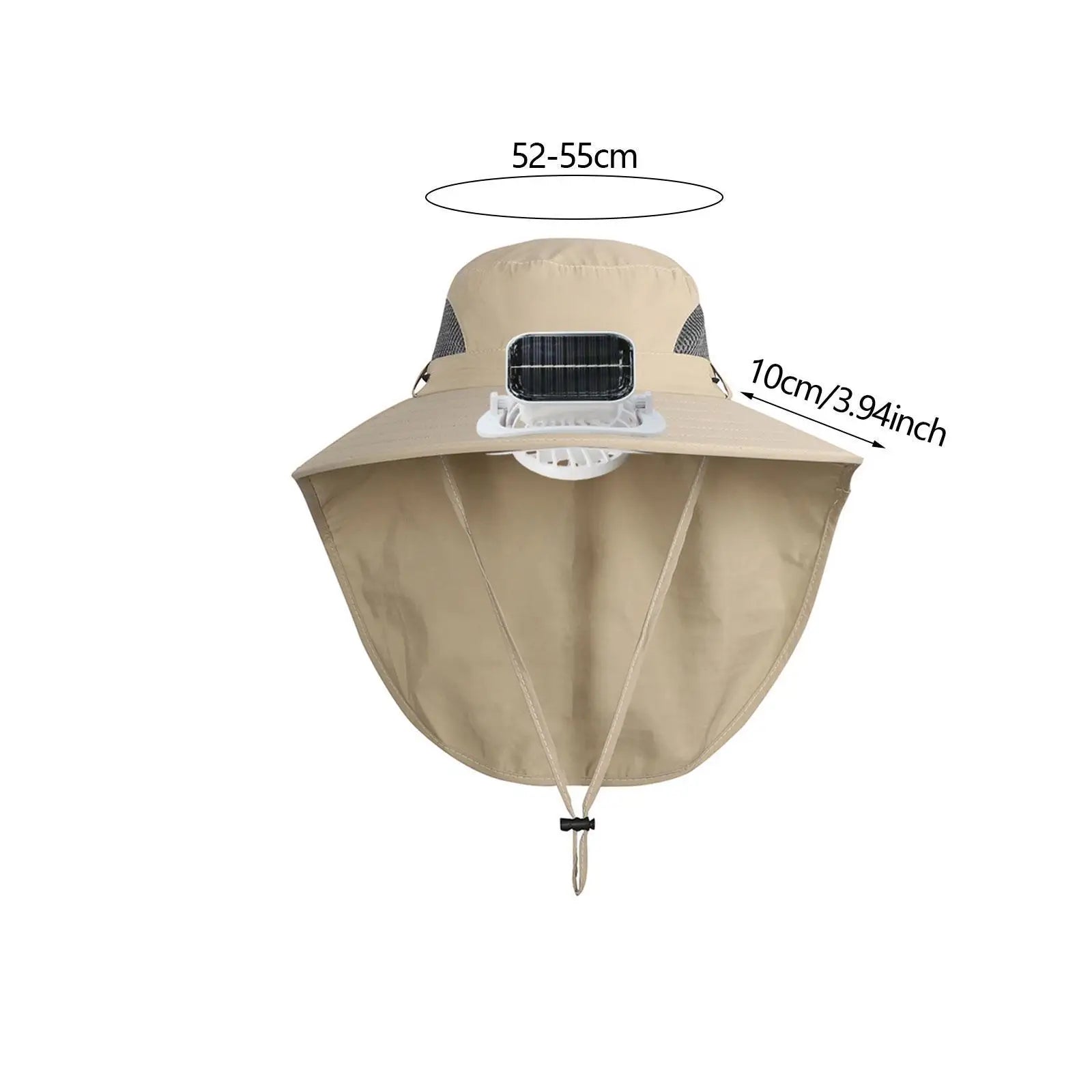 Outdoor Hat with Solar Fan Cooling Hat Multifunctional Rechargeable for Sport Golf Hiking Fashionable
