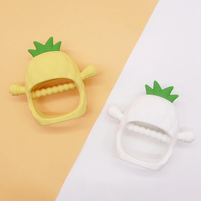 Baby Teether Gloves Pacifier Kids Teething Silicone Newborn Dental Care Gums Anti-eating Hand Molar Stick Baby Accessories Gift