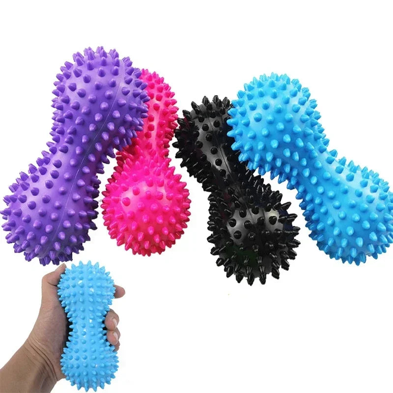 1Pc Peanut Massage Ball SHedgehog Sensory Training Grip Ball Muscle Pain Stress Sensory Ball Foot Muscle Massager Relaxation