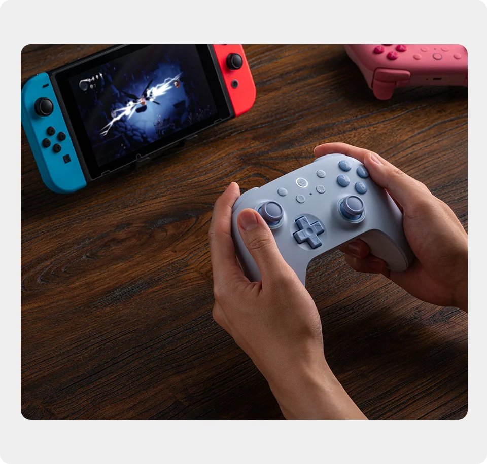 Wireless Gaming Controller with Hall Effect Joysticks for Nintendo Switch