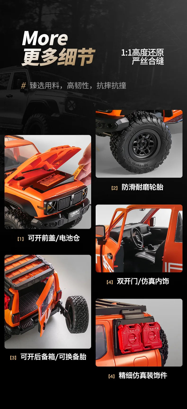 1 to 12 Scale 4WD Remote Control Off Road Climbing SUV