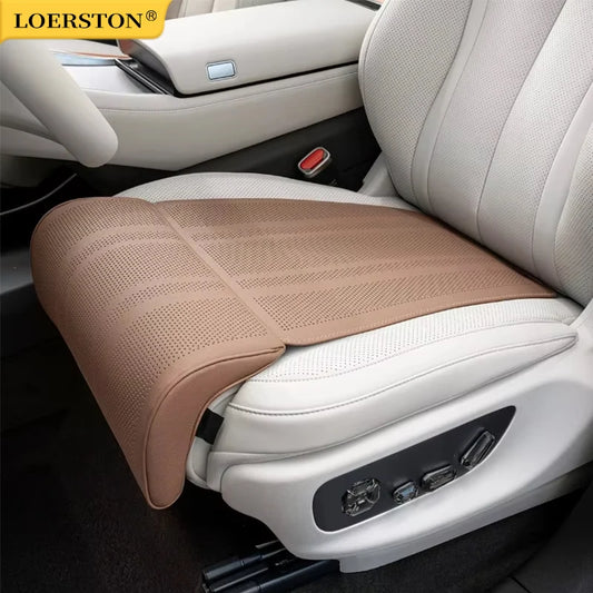 Universal Car Seat Extended Footrest Cushion with PU Leather Cover