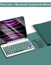 For iPad Keyboard Case For iPad 2024 iPad Air 11-in 13-in M2 Pro 11-in 13-in M4 Pro 11 12.9 10.2 9/8/7th 10.5 9.7 Air 3 2 Case