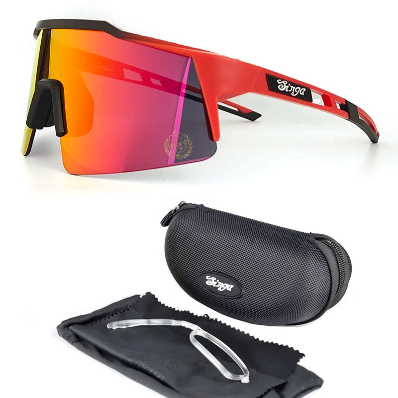 Photochromic Cycling Sunglasses UV400 Sports Bike Eyewear