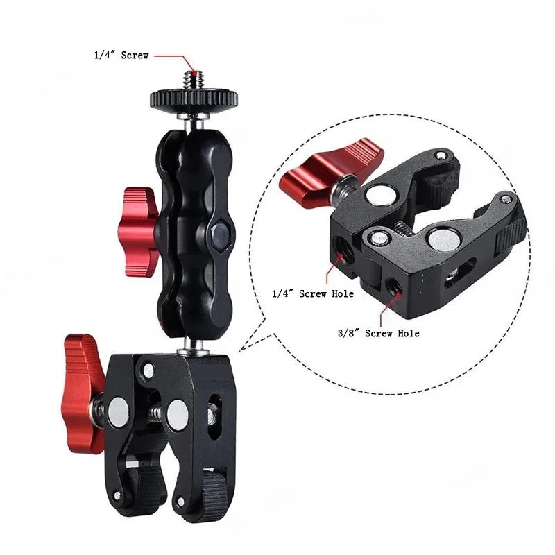 Action Camera Bicycle Motorcycle Handlebar Mount Selfie Stick Bracket