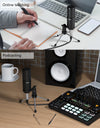 PM360TR Condenser Microphone Podcast Microphone 3.5mm Mic for Computer,Laptop,Phone,Sound Card,YouTube,Gaming,Recording