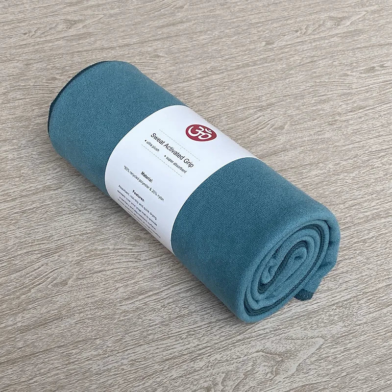 183x68cm Yoga Mat Towel Quick Dry Super Absorbent Towel Non-Slip Solid Color Microfiber Blanket