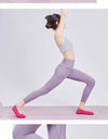 Indoor Fitness Non-slip Soft-soled Yoga Shoes Women's Rope Jumping Mute Stretching Pilates Training Shoes