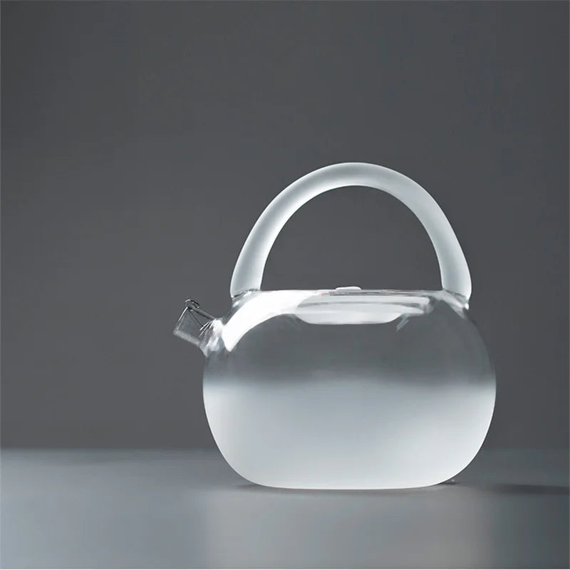 780ml Japanese Style Glass Teapot With Filter Cloud and Mist Tea Pot Can be Electric Pottery Stove Kettle Brewing Tea Set