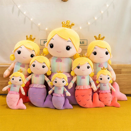 Kawaii Mermaid Plush Pillow Soft Stuffed Doll