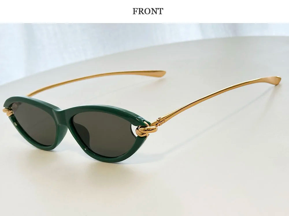 Vintage Cat Eye Sunglasses With UV400 Protection