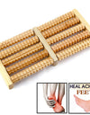 1 Piece Wooden Foot Roller Wood Care Massage Reflexology Relax Relief Massager Spa Gift Anti Cellulite Foot Massager Care Tool