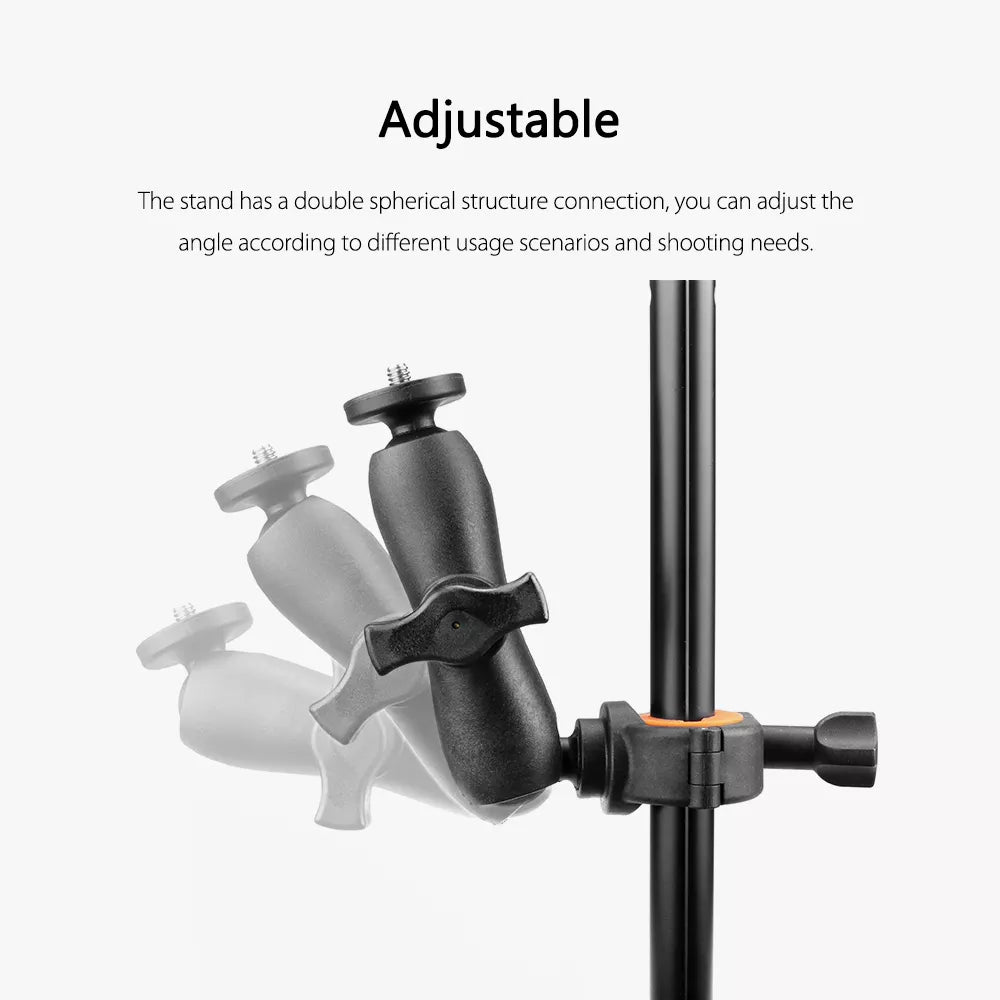 for Gopro Accessories Handlebar Mount with 360 Degree Rotation Adjustable Clamp Holder for Gopro DJI Insta360 Smartphones